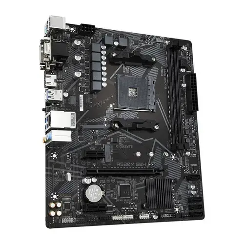 Placa de baza GIGABYTE A520M S2H, AMD A520, AM4, mATX