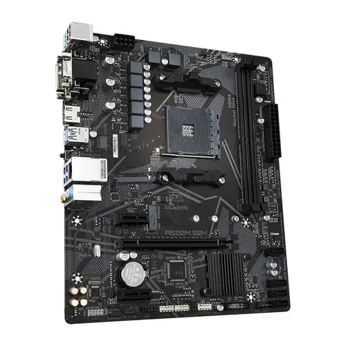 Placa de baza GIGABYTE A520M S2H, AMD A520, AM4, mATX