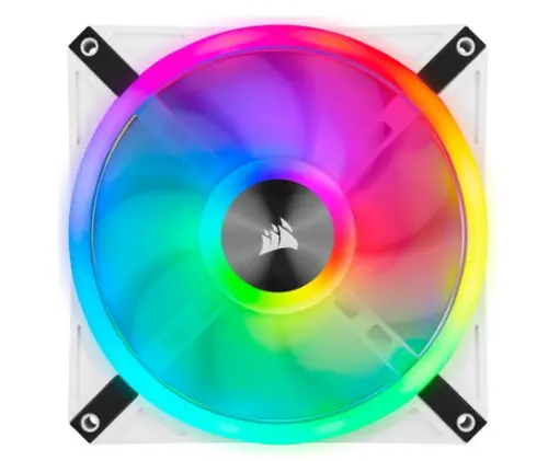 Ventilator Corsair iCUE QL140 RGB 140mm PWM White