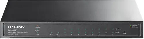 Switch Smart TP-Link TL-SG2210P, 8 porturi PoE + 2 sloturi SFP