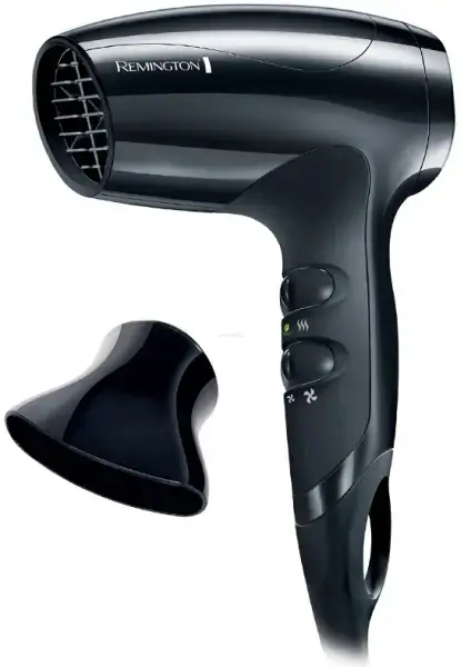 Uscator de par Remington D5000, 1800 W, 2 viteze (Negru)