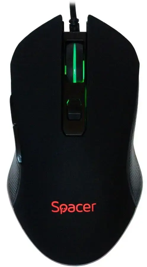 Mouse Gaming Spacer SP-GM-01, Optic, 2400 Dpi, USb (Negru)