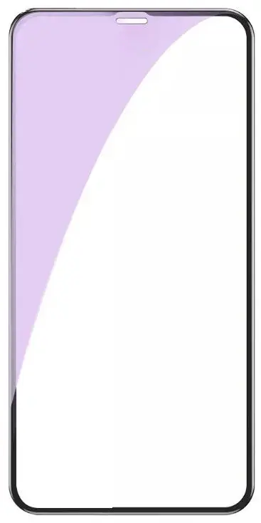 Folie Protectie Sticla Temperata Lemontti 3D Anti-BlueRay LEMFS3D11PMBK pentru iPhone 11 Pro Max / Xs Max (Transparent/Negru)