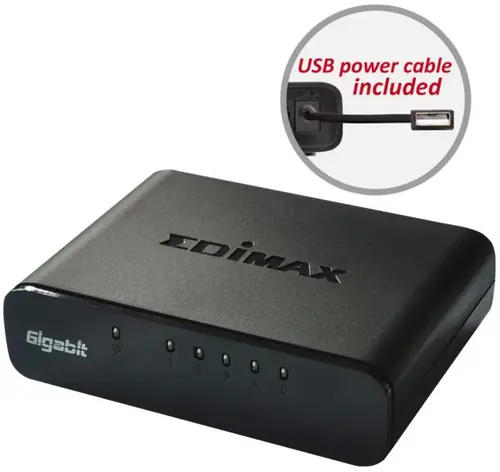 Switch Edimax ES-5500G V3, Gigabit, 5 porturi