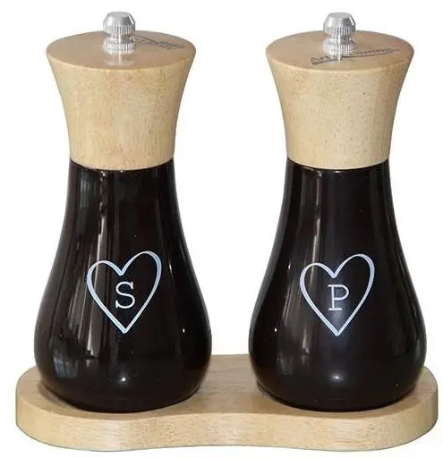 Set rasnite Heinner HR-JMW2X15, 15cm (Negre)