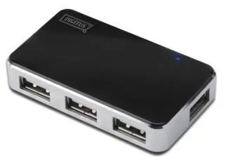 Hub USB Digitus 4 port USB 2.0 (Negru)