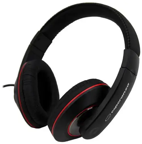 Casti Stereo Esperanza EH121 (Negru/Rosu)