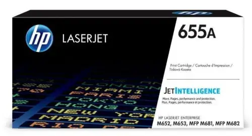 Toner HP 655A, 12500 pagini (Negru)