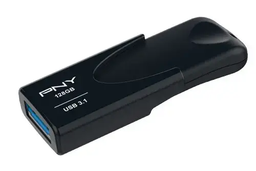 Stick USB PNY Attache 4, 128GB, USB 3.1 (Negru)