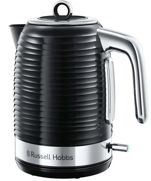 Fierbator apa Russell Hobbs Inspire Black 24361-70, 2400 W, 1.7 l, Fierbere rapida (Negru/Inox)
