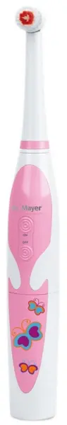 Periuta de dinti electrica pentru copii Dr. Mayer GTS1000K-P, 1 program, 2 capete, 8800 rpm (Roz)