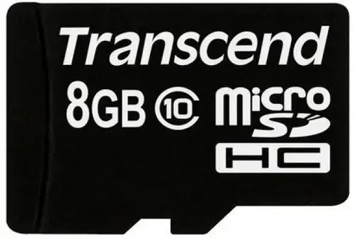Card de memorie Transcend microSDHC, 8GB, Clasa 10