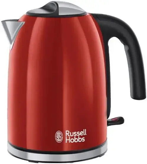 Fierbator electric Russell Hobbs Colours Plus Flame Red 20412-70, 2400W, 1.7L (Rosu)