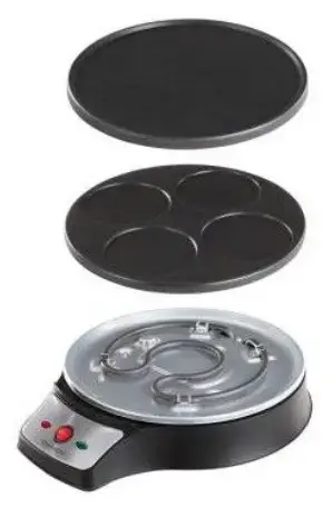 Aparat pentru preparat clatite DomoClip DOC143 (Negru/Gri)