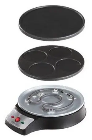 Aparat pentru preparat clatite DomoClip DOC143 (Negru/Gri)
