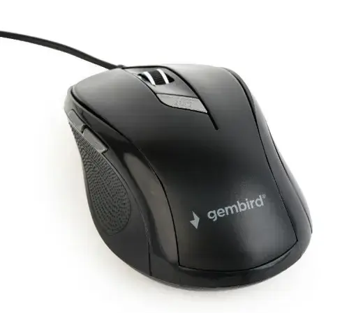 Mouse Gembird MUS-6B-01, 1600 DPI, Optic (Negru)