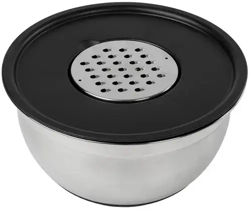 Razatoare cu bol Kitchen Artist (Argintiu/Negru)
