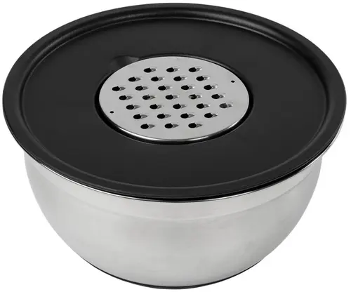 Razatoare cu bol Kitchen Artist (Argintiu/Negru)