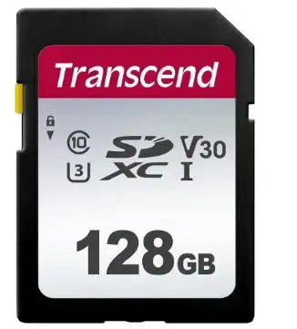Card de memorie Transcend TS128GSDC300S, SDXC, 128GB, Clasa 10 UHS-I U3