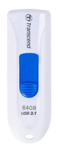 Stick USB Transcend JetFlash 790, 64GB, USB 3.1 (Alb)