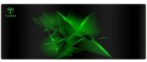 Mousepad T-DAGGER Geometry, L (Negru/Verde)