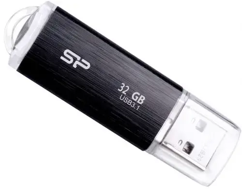 Stick USB Silicon Power Blaze B02, 32GB, USB 3.1 (Negru)