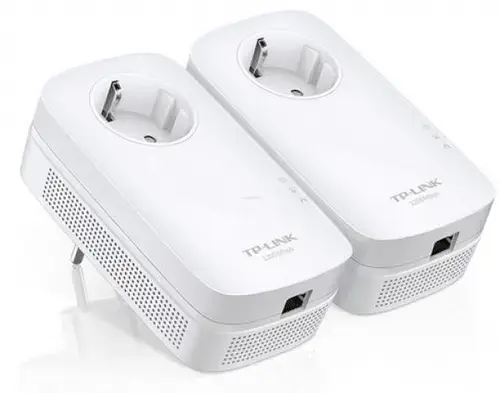 Kit Adaptoare Powerline TP-Link TL-PA8010P, Gigabit, 1200 Mbps, 2 Bucati