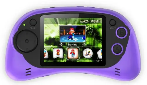 Consola Portabila Serioux SRX-PGC200-PP, Ecran 2.7inch, 200 jocuri incluse (Mov)