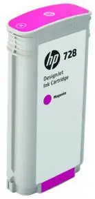 Cartus cerneala HP DesignJet 728, 130 ml (Magenta)