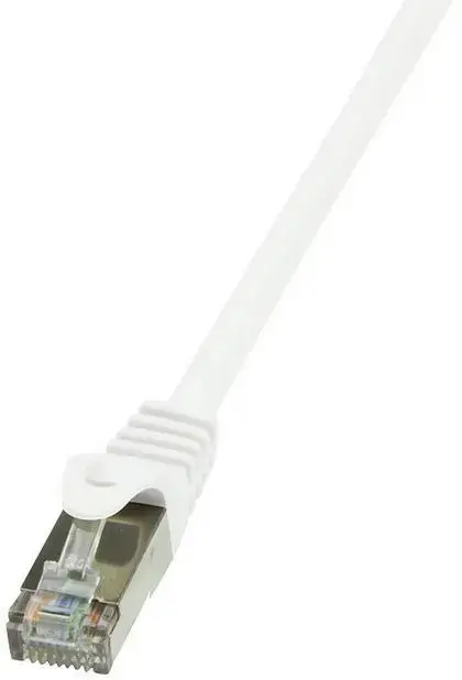 Cablu F/UTP LogiLink CP2111S, Patchcord, CAT.6, 20m (Alb)