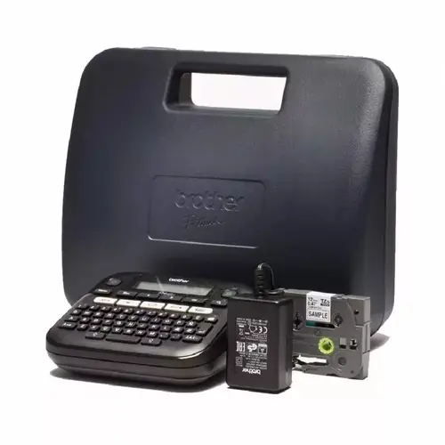 Sistem de etichetare profesional Brother P-Touch PT-D210VP + Alimentator si geanta de transport