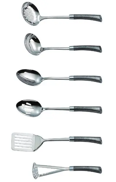 Set 7 ustensile pentru bucatarie Zokura Z1023 (Inox)