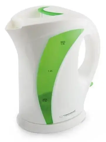 Ceainic Electric Esperanza EKK018G, 1.7 l (Alb/Verde)
