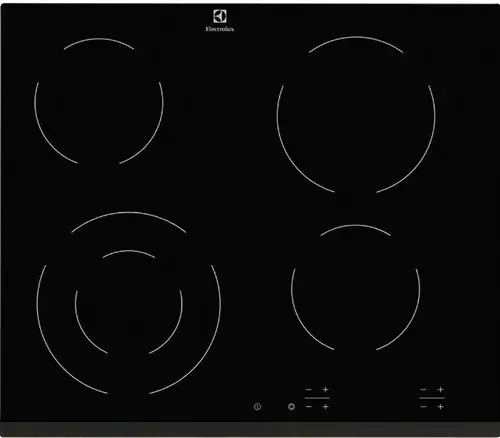 Plita vitroceramica incorporabila Electrolux EHF6241FOK, Electric, 4 arzatoare (Negru)