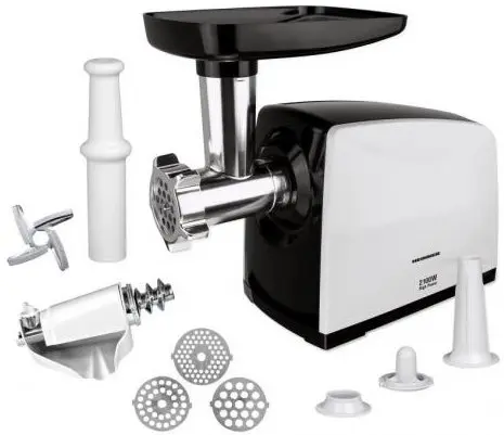 Masina de tocat Heinner Weston MG-2100BKWH, 2100W (Alb/Negru)