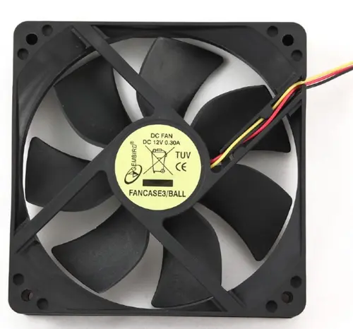 Ventilator Gembird FANCASE3/BALL, 120mm (Negru)
