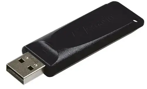 Stick USB Verbatim Slider, 64GB, USB 2.0 (Negru)