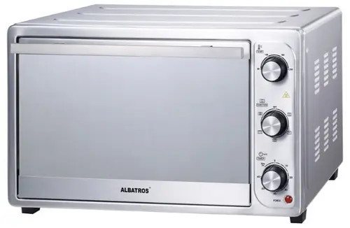 Cuptor electric Albatros A45CRX2, 45 L, 1800 W (Argintiu)