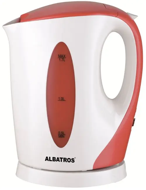 Fierbator Albatros AQUARIA, 2200 W, 1.7 W (Alb/Rosu)