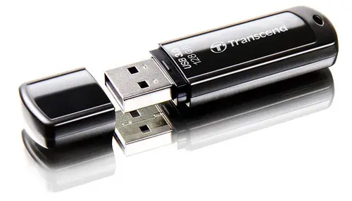 Stick USB Transcend JetFlash 700, 128GB, USB 3.0 (Negru)