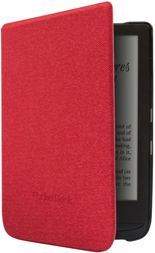 Husa E-Book Reader PocketBook Shell pentru PocketBook Basic Lux 2, PocketBook Touch Lux 4, Color, Touch Lux 5, Touch HD 3 (Rosu)