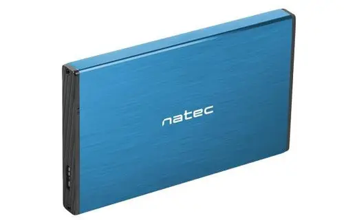 Rack HDD SATA extern Natec Rhino Go 2.5inch, USB 3.0 (Albastru)