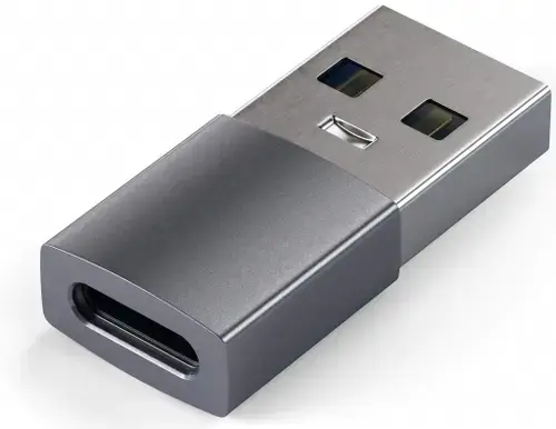 Adaptor Satechi ST-TAUCM, USB Type-C - USB (Gri)