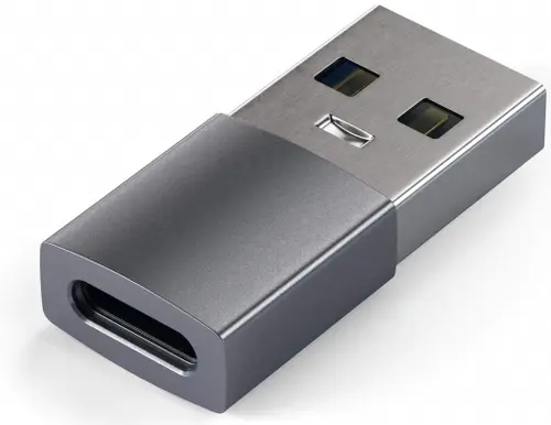 Adaptor Satechi ST-TAUCM, USB Type-C - USB (Gri)
