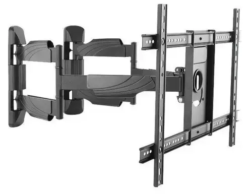 Suport inclinat si pivotant pentru TV LogiLink BP0047, cu montare pe colt, 37inch - 70inch, 45 Kg (Negru)