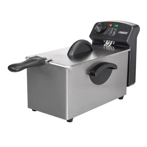 Friteuza Princess Family Castel 0118262601050, 2000 W, 3 l, Tehnologie Cool Zone (Inox)