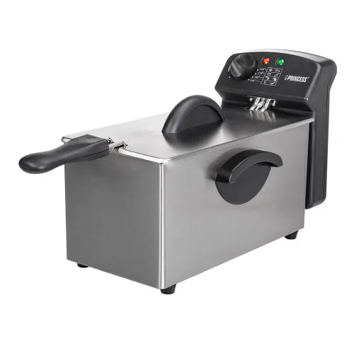 Friteuza Princess Family Castel 0118262601050, 2000 W, 3 l, Tehnologie Cool Zone (Inox)