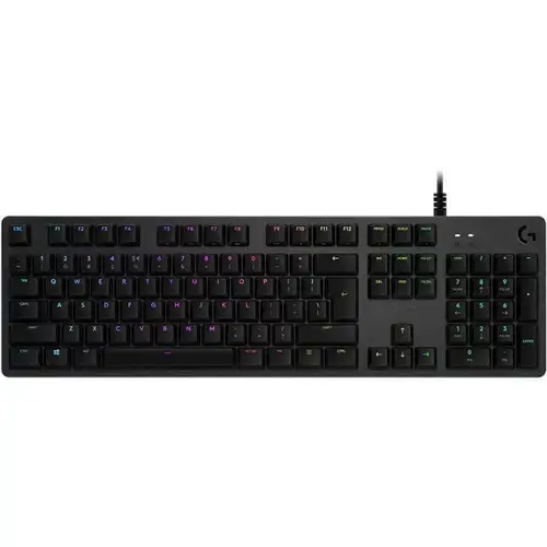 Tastatura Gaming Mecanica Logitech G512 Carbon RGB GX Brown Switch, USB (Negru)
