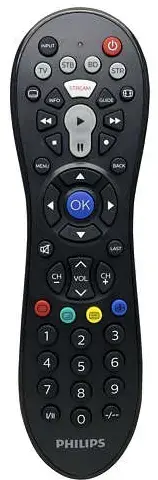 Telecomanda Universala Philips SRP3014/10, 4 in 1 (Negru)