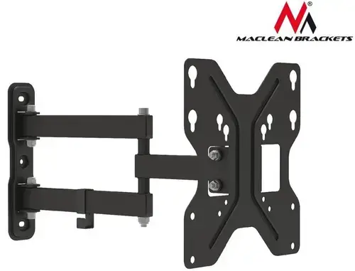Suport Perete Maclean MC-648, 23inch - 42inch, 30 Kg (Negru)